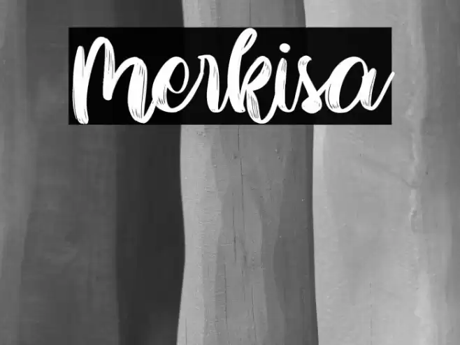 Merkisa Font examples