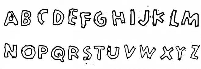 Merkurius Schriftart Groß