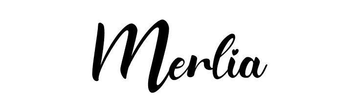 Merlia  フリーフォントのダウンロード