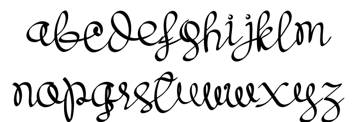 Merlinian Font LOWERCASE