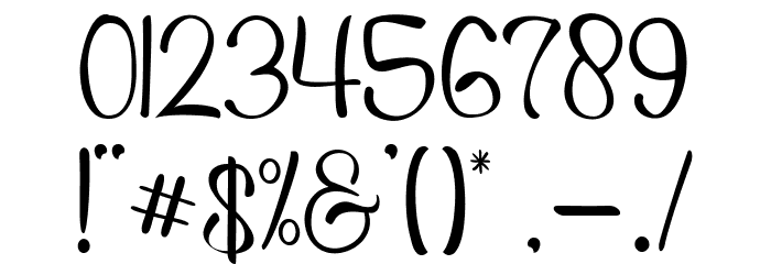 Merlion Script Font OTHER CHARS