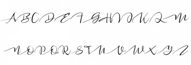 Merlion Script Font Litere mari