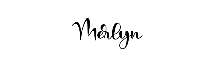 Merlyn  font caratteri gratis