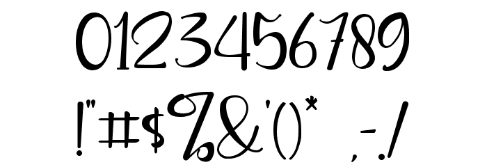 Merlyn Font OTHER CHARS