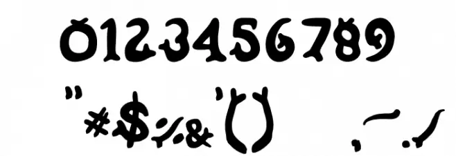 Mermaid Astramadea Font OTHER CHARS