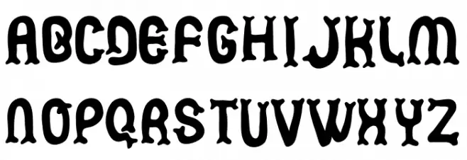 Mermaid Astramadea Schriftart Groß