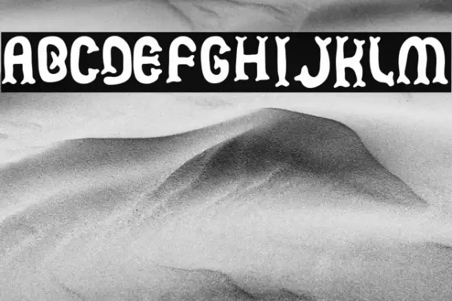 Mermaid Astramadea Font examples