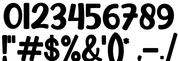 Mermaid Babies Font Alte caractere