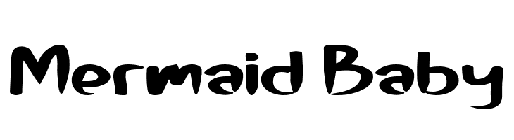Mermaid Baby  Frei Schriftart Herunterladen