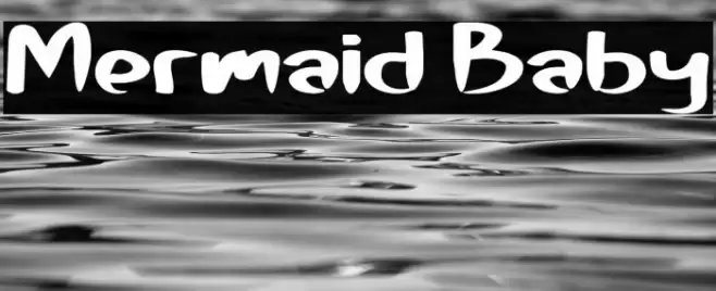 Mermaid Baby Font examples