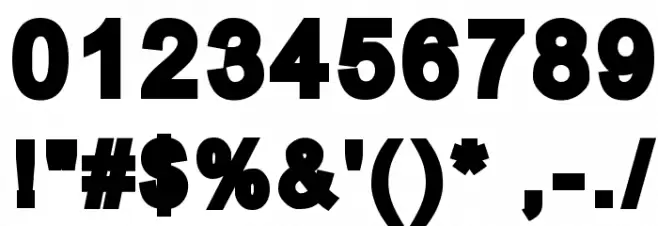 Mermaid Bloated Font OTHER CHARS