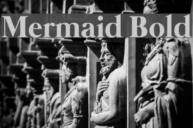 Mermaid Bold Font examples