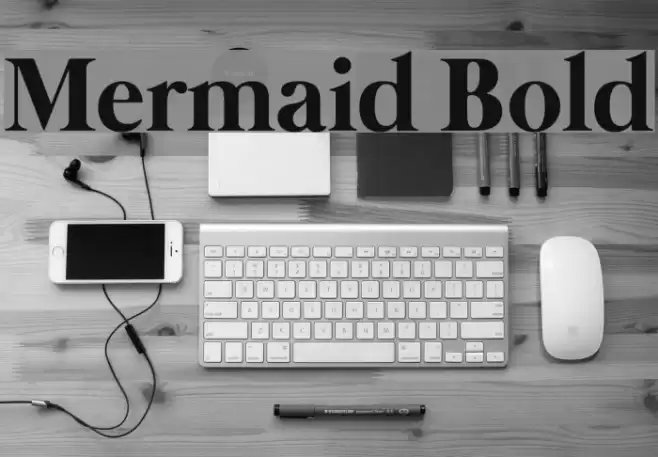 Mermaid Bold Font examples