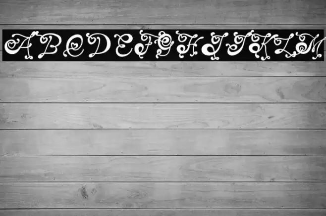 Mermaid Christmas Font examples