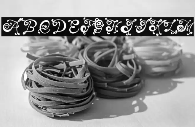 Mermaid Christmas Font examples