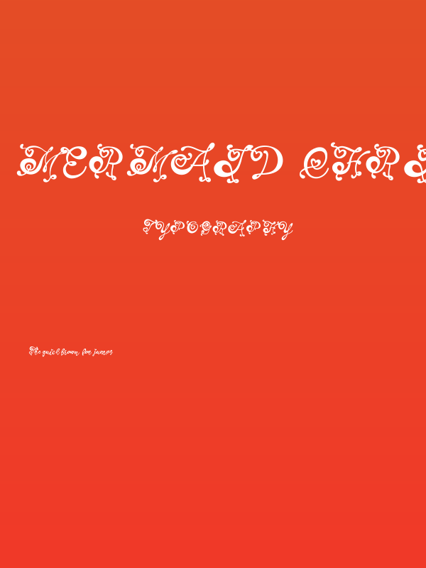 Mermaid Christmas Poster