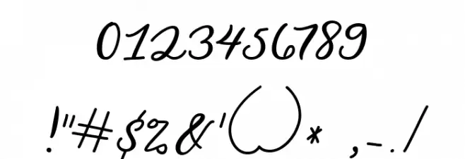 Mermaid Confetti Font OTHER CHARS