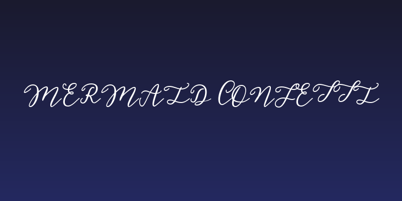 Mermaid Confetti Social Header