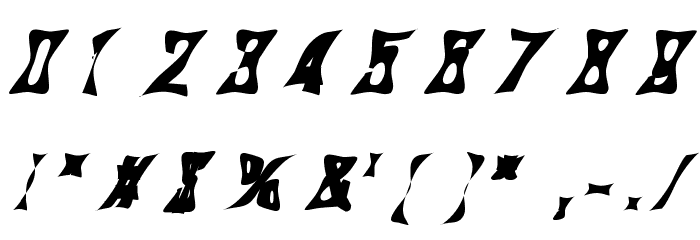 Mermaid Funky Font OTHER CHARS