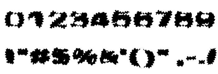 Mermaid Migrane Font OTHER CHARS