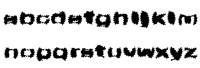 Mermaid Migrane Font LOWERCASE