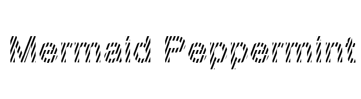 Mermaid Peppermint Font