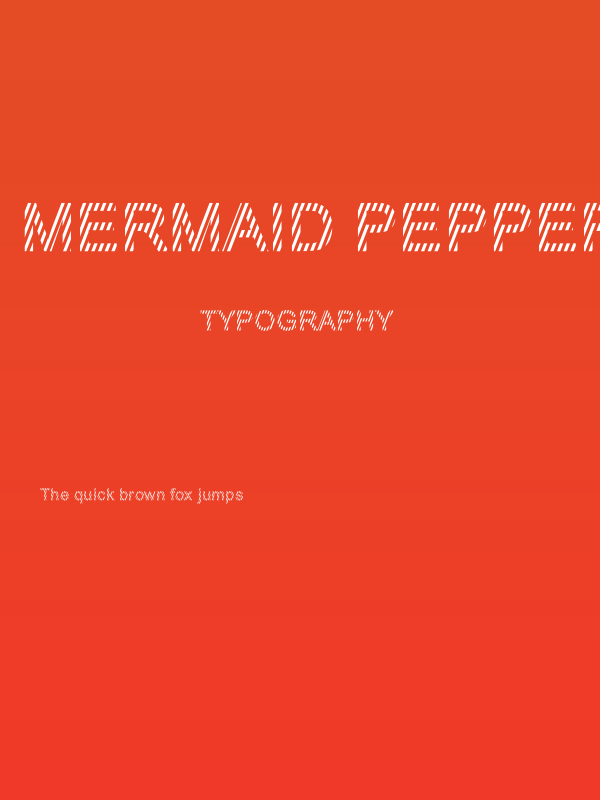 Mermaid Peppermint Poster