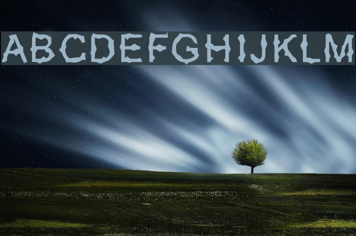 Mermaid Shards Font examples