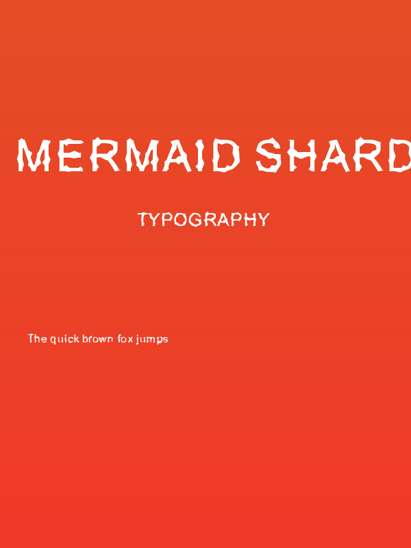 Mermaid Shards Poster