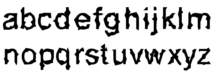 Mermaid Shards Font LOWERCASE