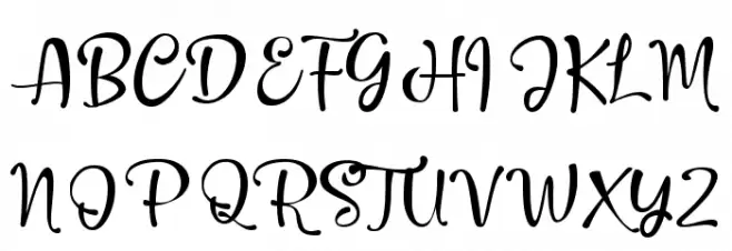 Mermaid Stories Schriftart Groß