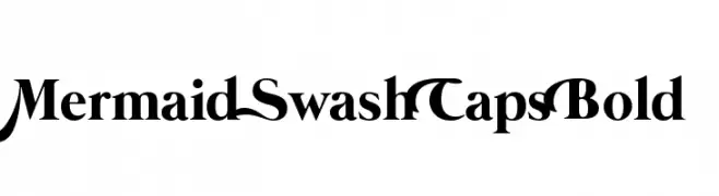 Mermaid Swash Caps Bold  les polices de caractères gratuit tlcharger