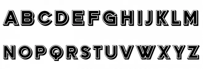 Mermer Book Regular Schriftart Groß