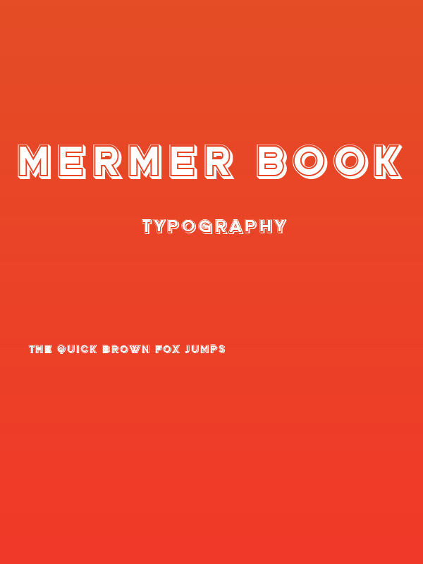 Mermer Book Regular Poster