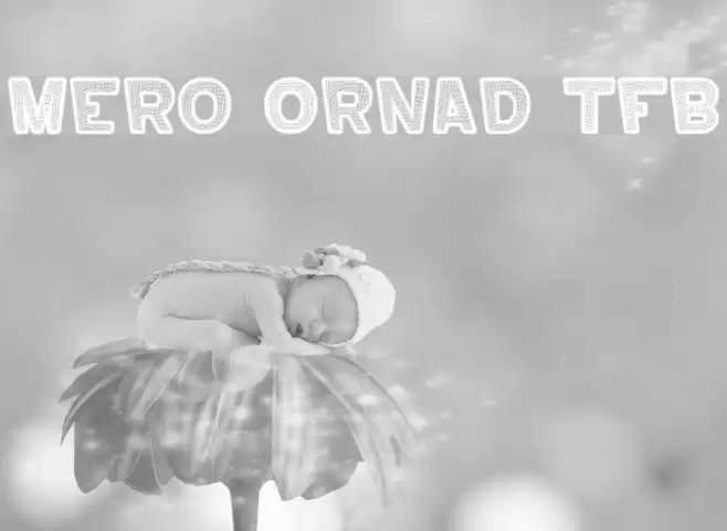 Mero Ornad TFB Font examples