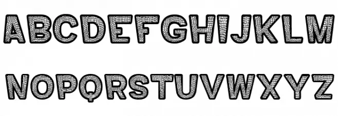 Mero Ornad TFB خط أحرف صغيرة