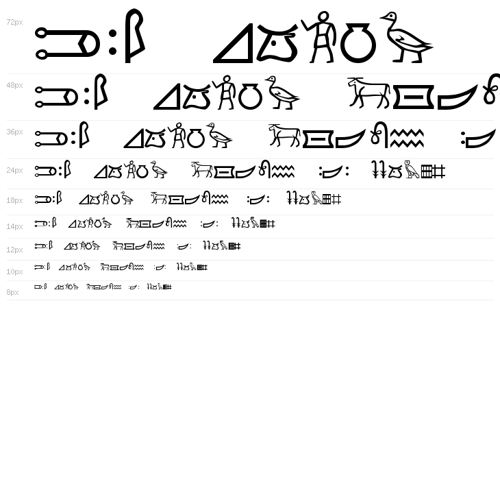 Meroitic - Hieroglyphics Waterfall