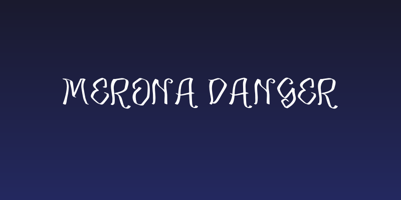 Merona Danger Social Header