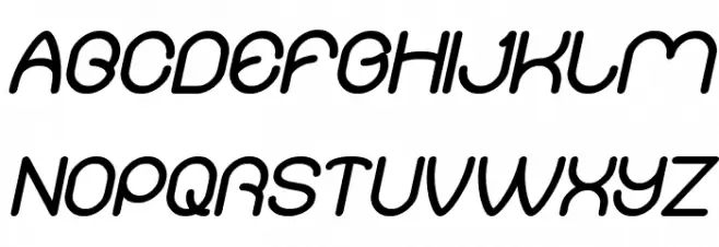 Merpati Putih Bold Italic Шрифта ВЕРХНИЙ