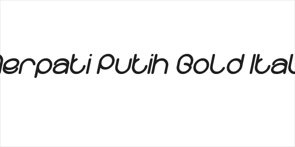 Merpati Putih Bold Italic Logo