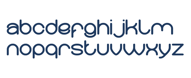 Merpati Putih Bold Lowercase