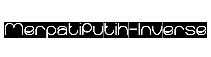 Merpati Putih-Inverse  フリーフォントのダウンロード