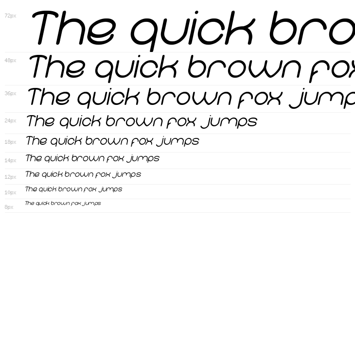 Merpati Putih Italic Waterfall