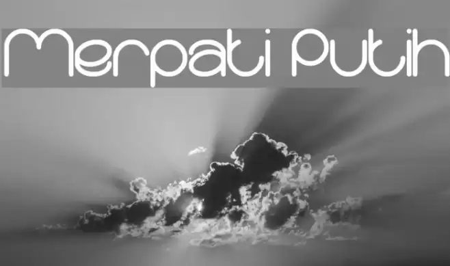 Merpati Putih Font examples