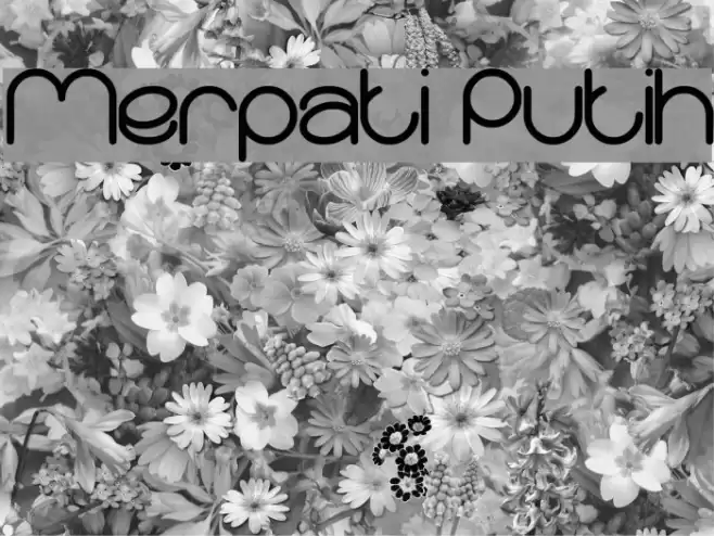 Merpati Putih Font examples