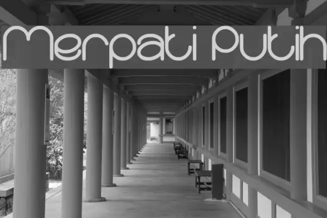 Merpati Putih Font examples