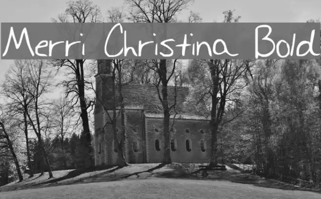 Merri Christina Bold Font examples