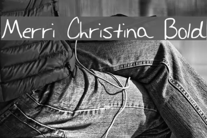 Merri Christina Bold Font examples