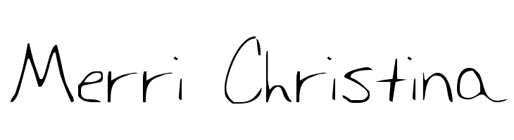 Merri Christina  フリーフォントのダウンロード