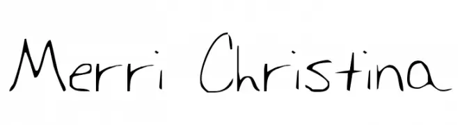 Merri Christina  Frei Schriftart Herunterladen